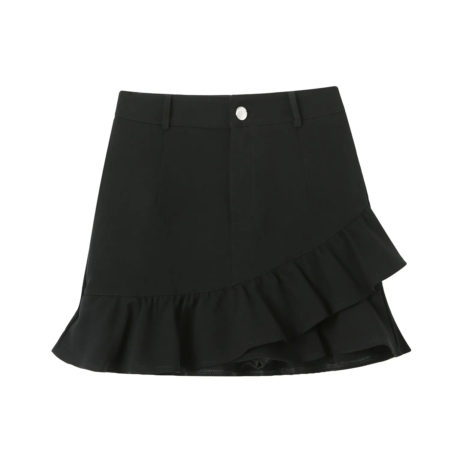 EIDOLON GRAIN Черная Женская Повседневная Короткая Юбка