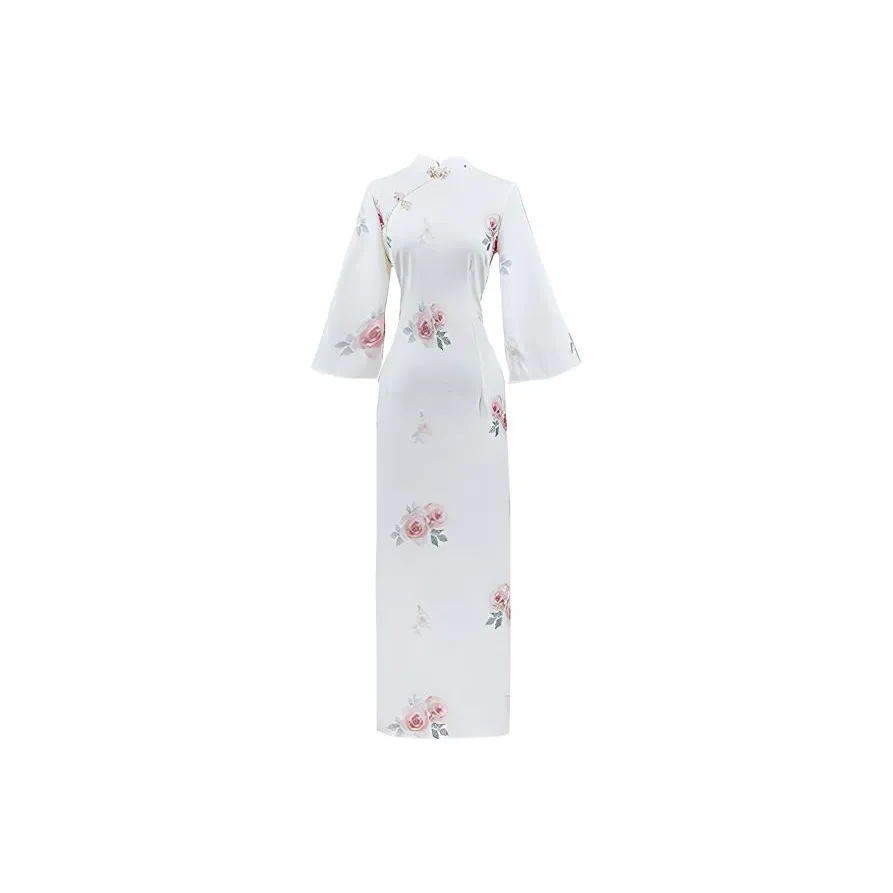 COVT Long Sleeved Dresses Women's Apricot Blossom