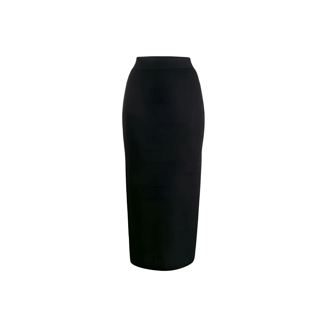 FENDI FW21 Knit Long Skirts Women's Black