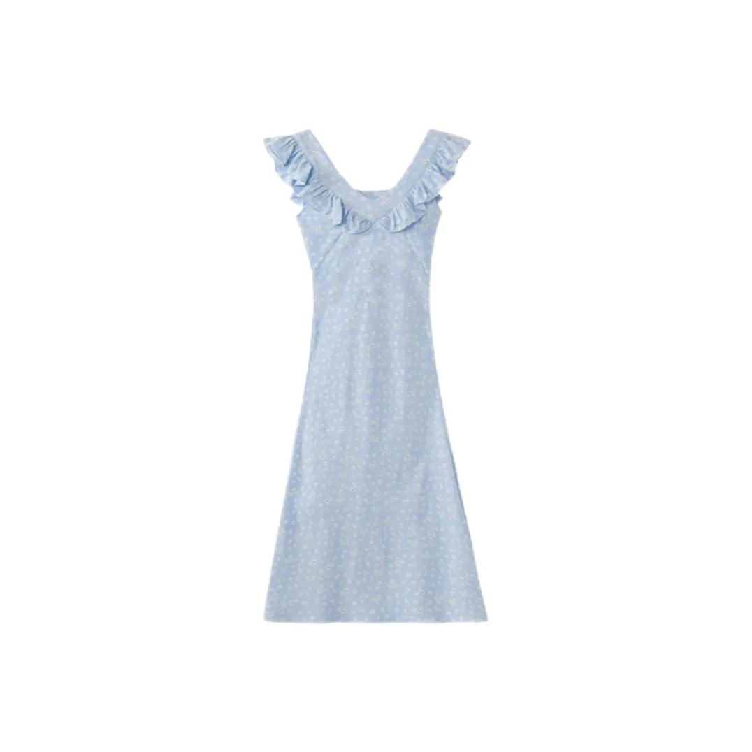 ABBY GODDESS Sleeveless Dress Women's Light Blue