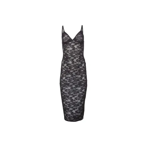Fleur Du Mal Черные Женские Слиплатья