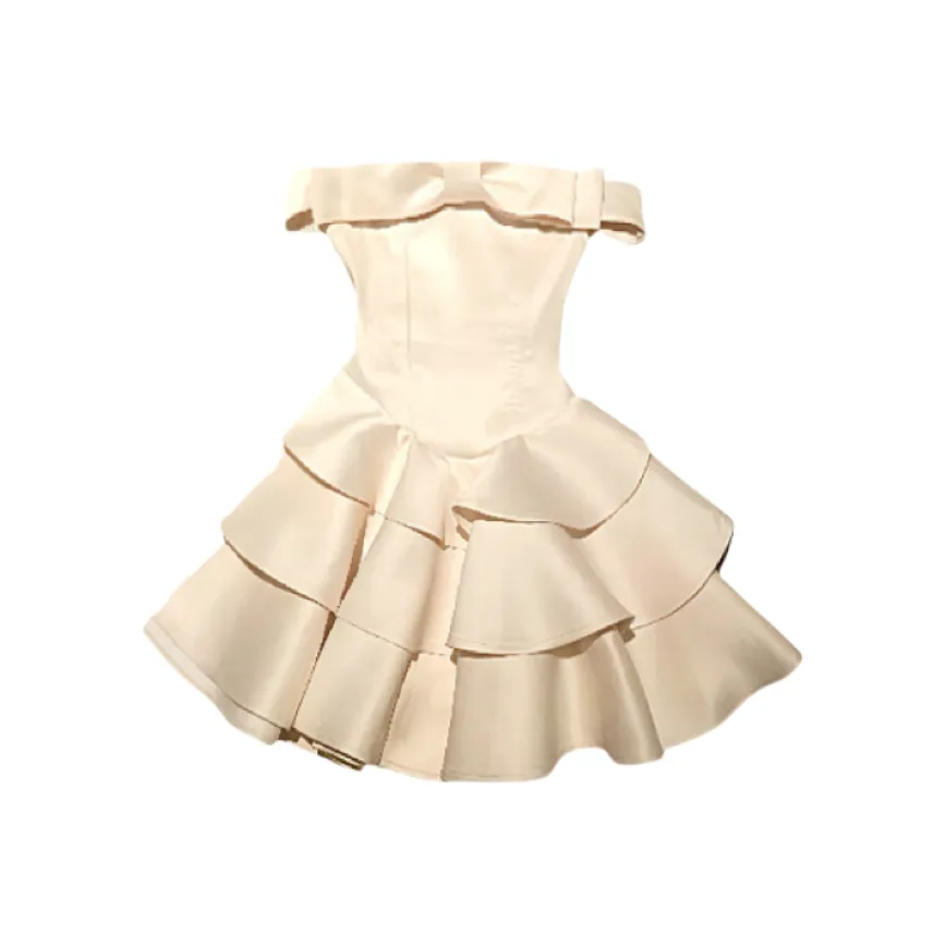 MA JOURNEE Slip Платье Женское Шампанское