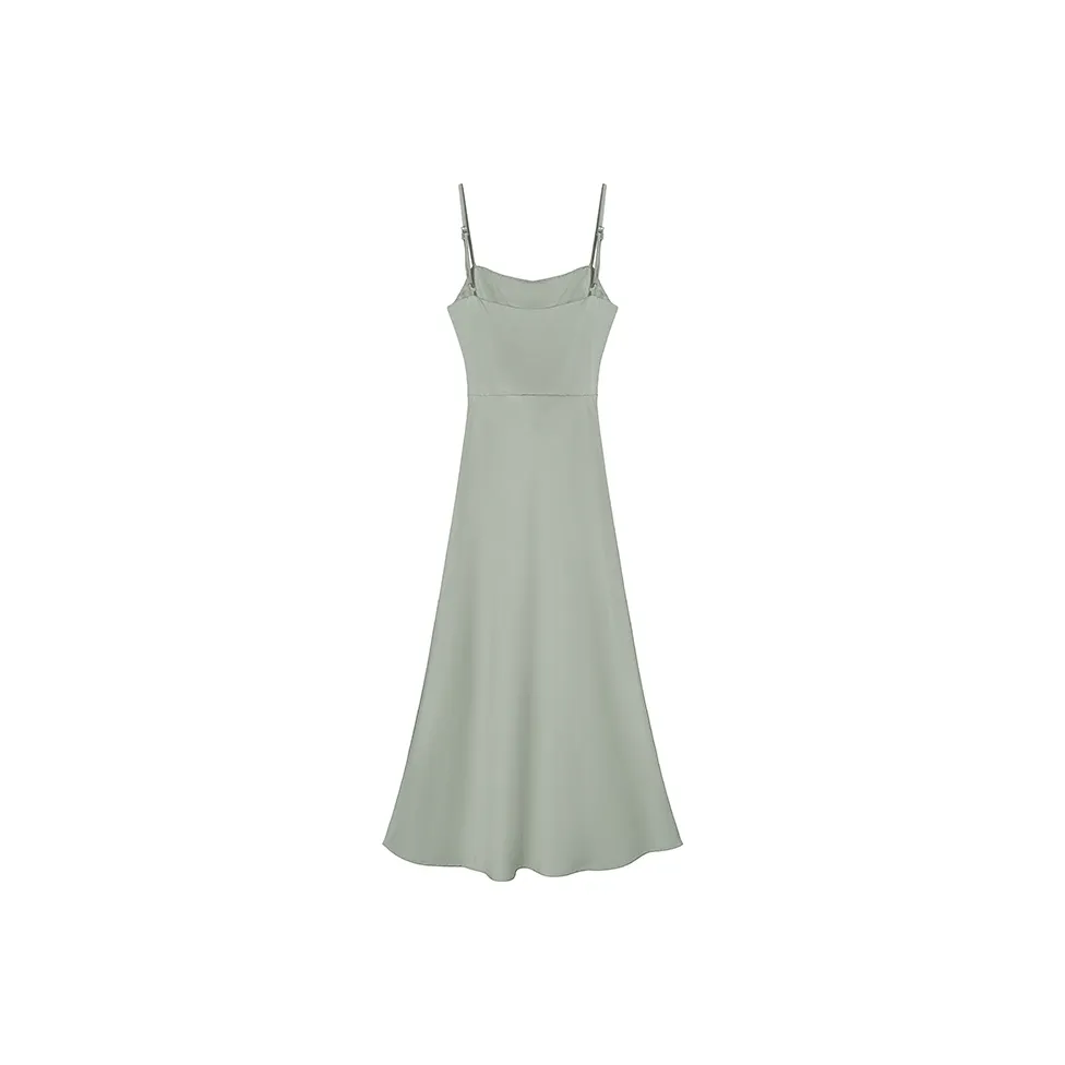 ABBY GODDESS Slip Платье Женское Зеленое