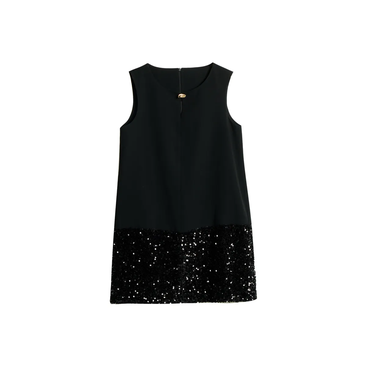 Olrain Sleeveless Dresses Women's Black