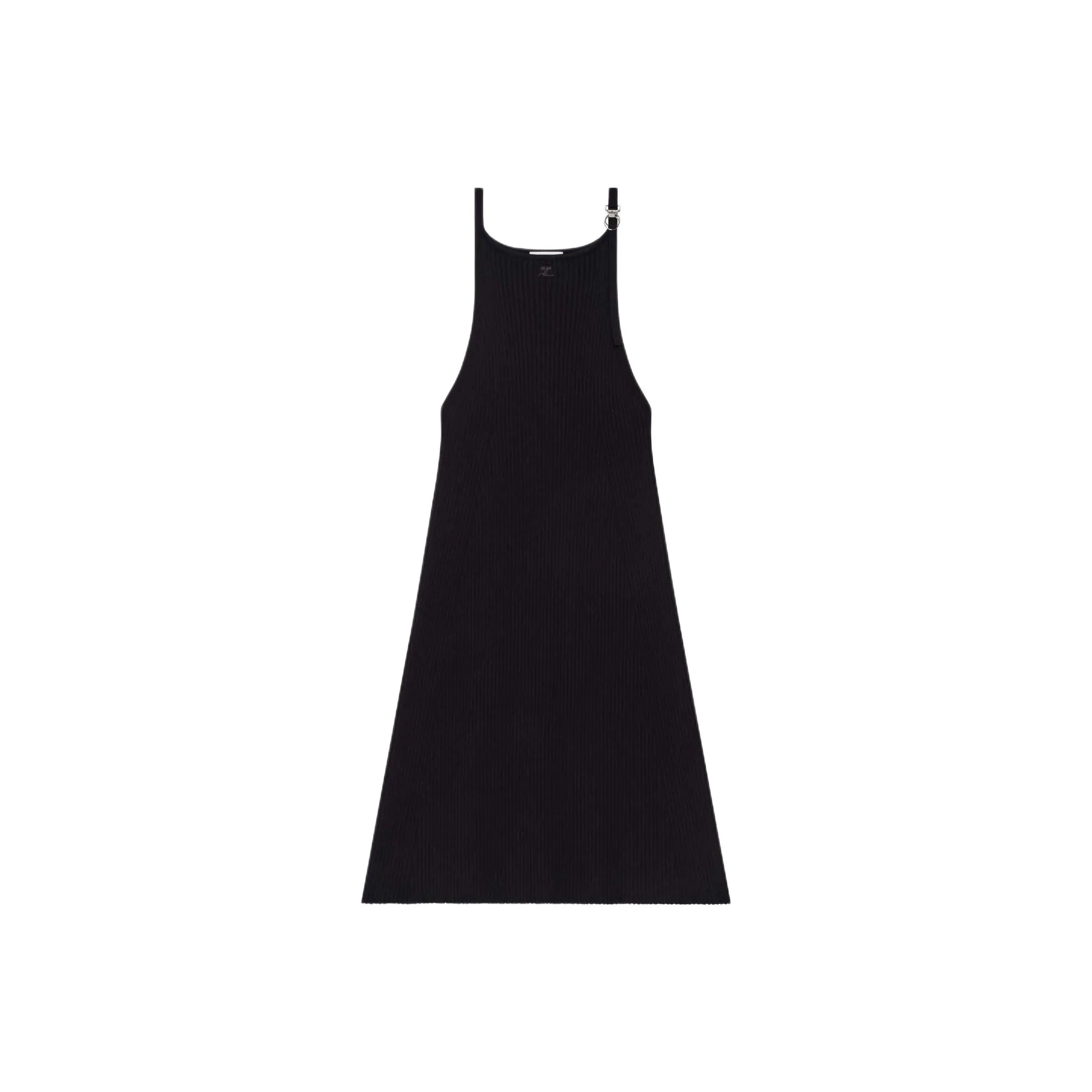 COURREGES Sleeveless Dresses Women's BLACK/Black