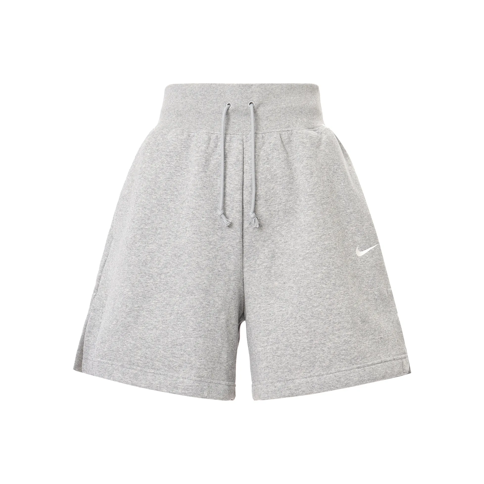 NIKE Светло-серые Женские Спортивные Шорты