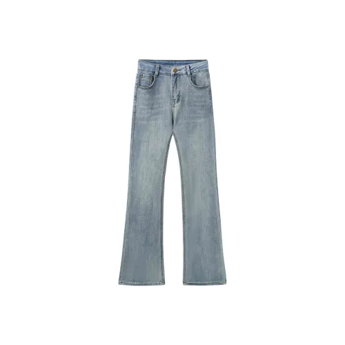 Small grains Blue Женские Джинсы