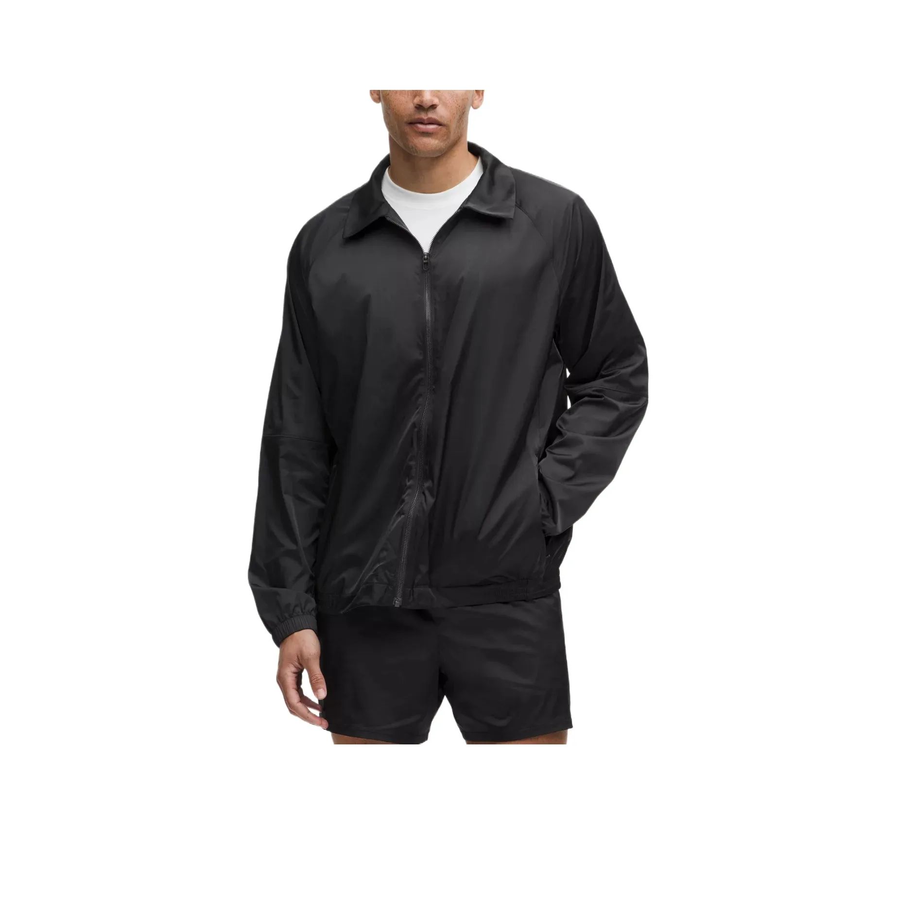 lululemon Эластичный Сатин Nylon Track Куртка Мужская