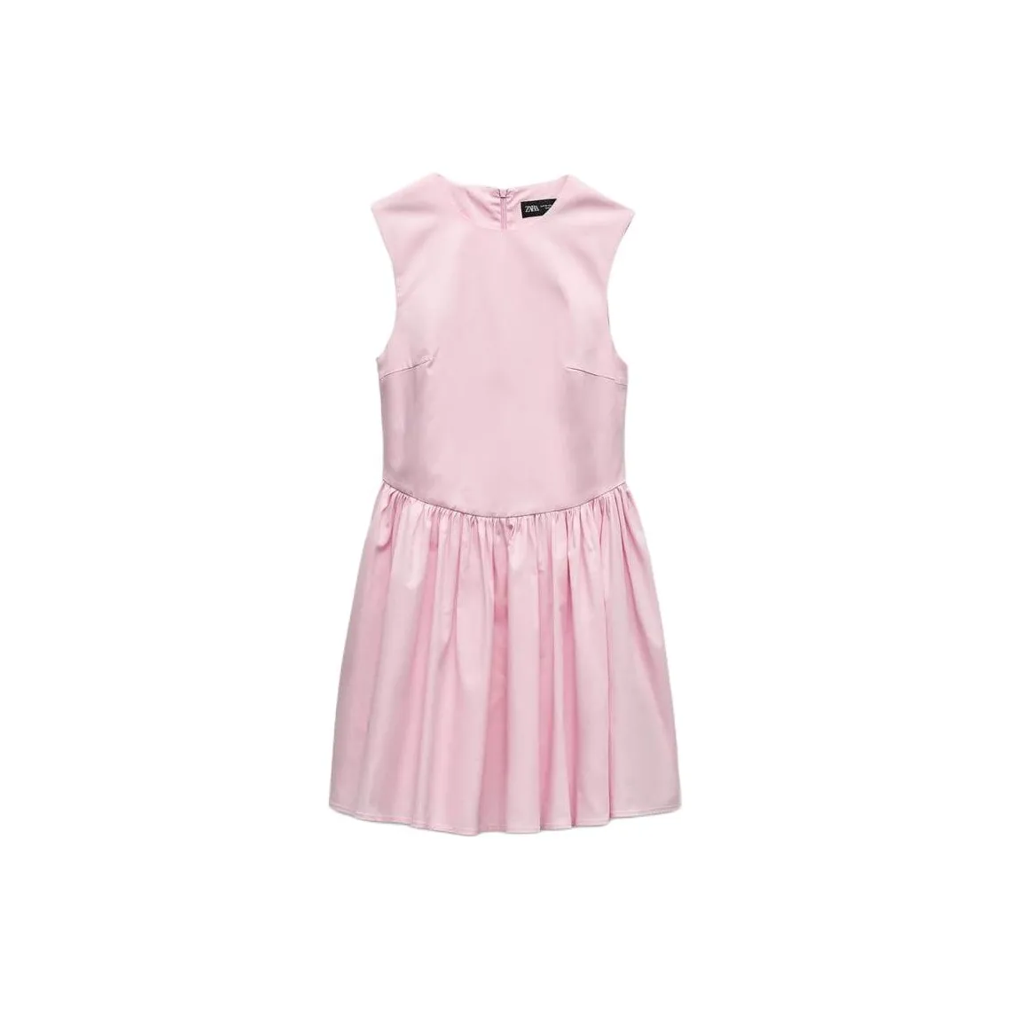 ZARA Sleeveless Dress Women's Pink