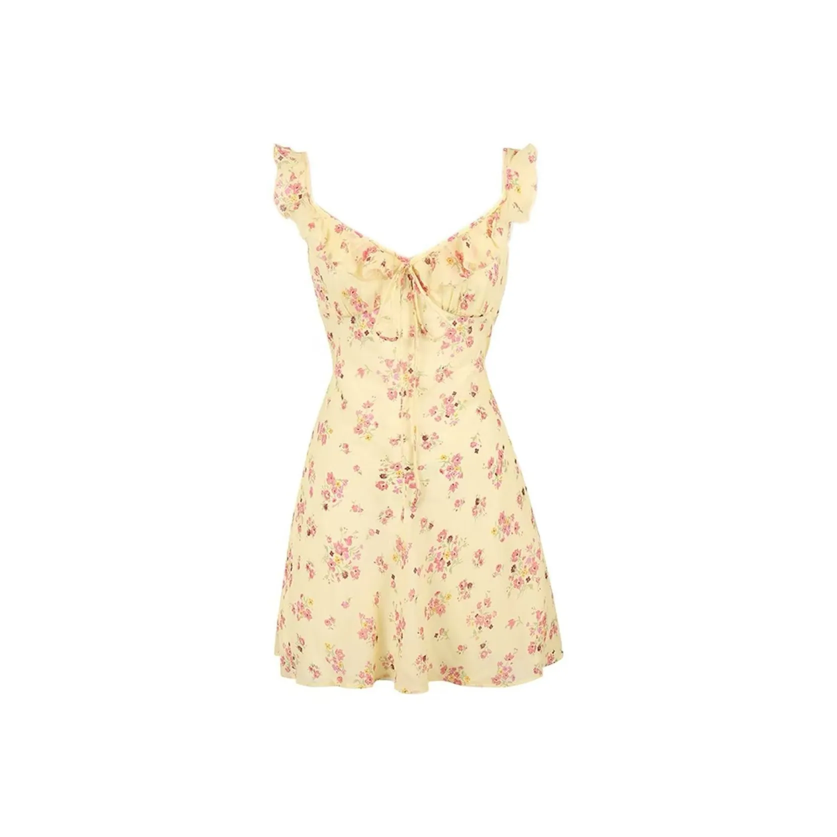 FINDSME GAGA Slip Платье Женское Желтое