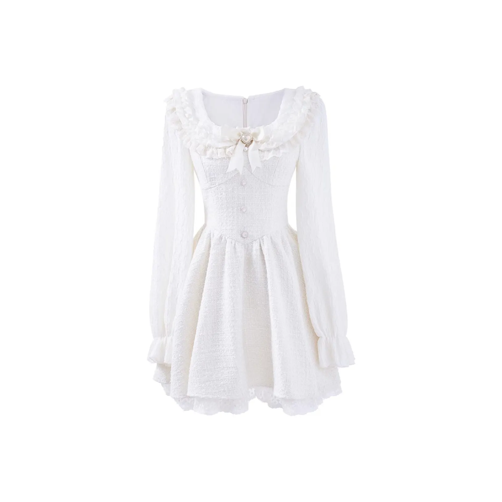 Blovelan Длинное платье с длинными рукавами женское