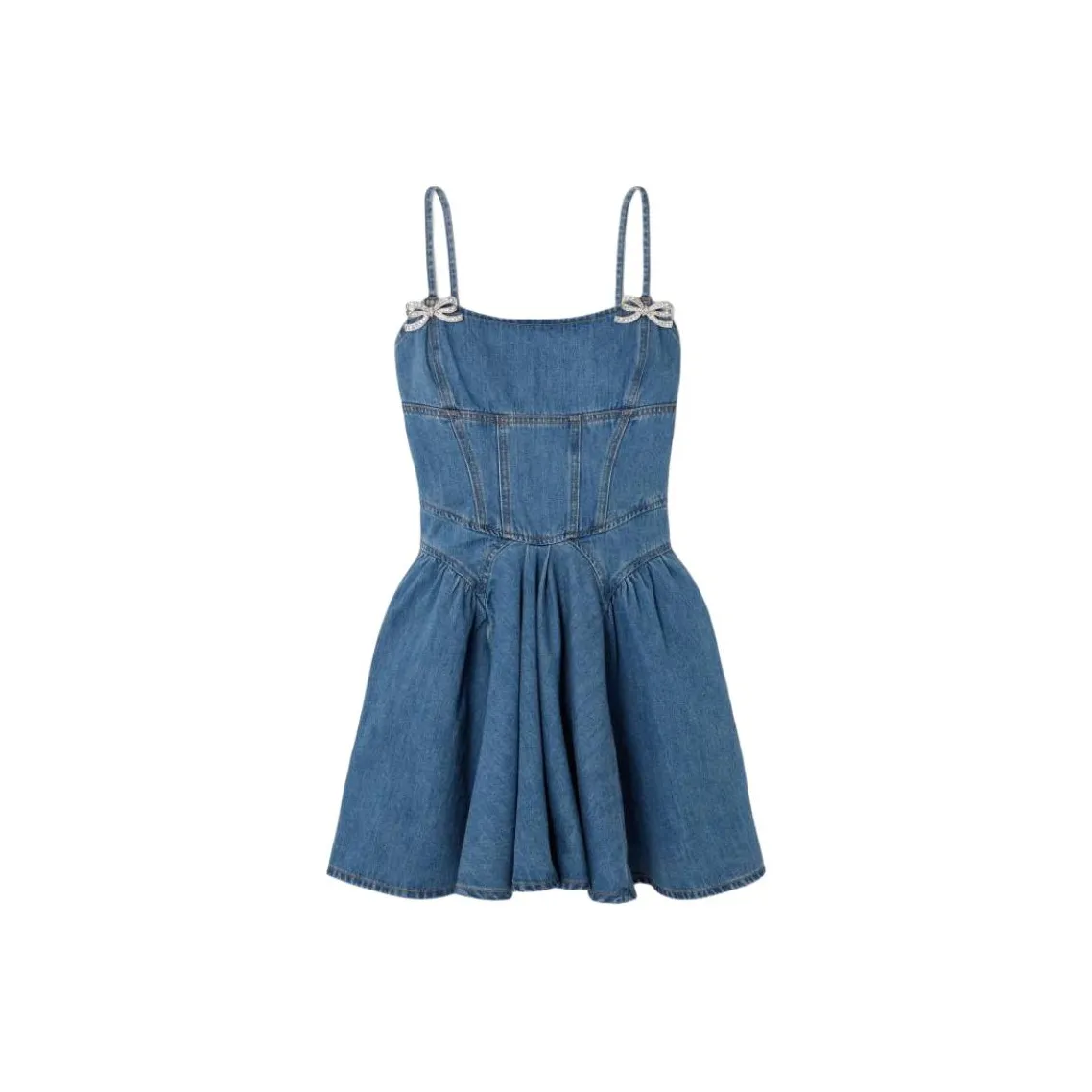 Self Portrait Slip Dress Women's Blue Self Portrait Slip Платье Женское Синий