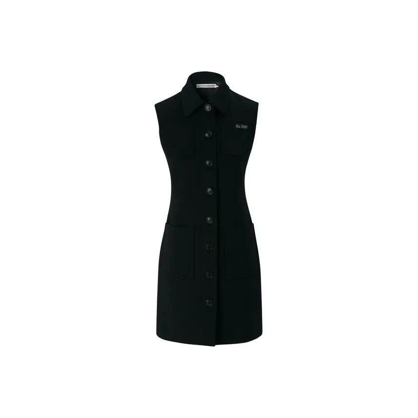 III VIVINIKO Sleeveless Dress Women's Black