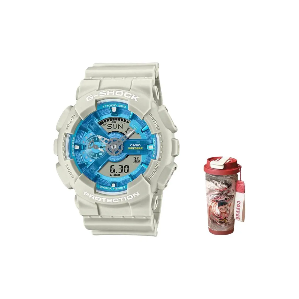 CASIO Oasis Series Кварцевые часы с механизмом унисекс синий циферблат