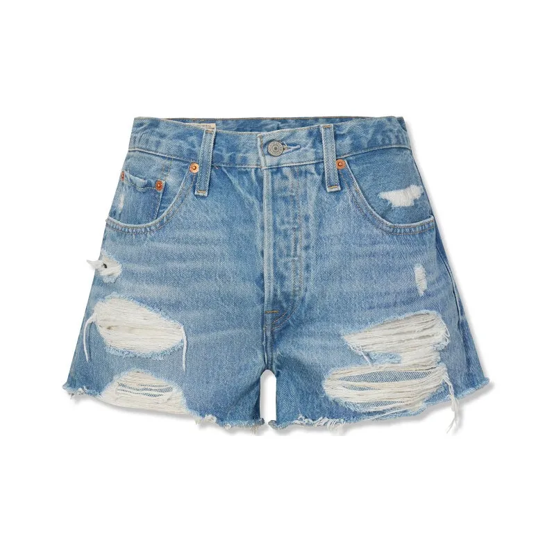 Levis Denim Shorts Women's Blue