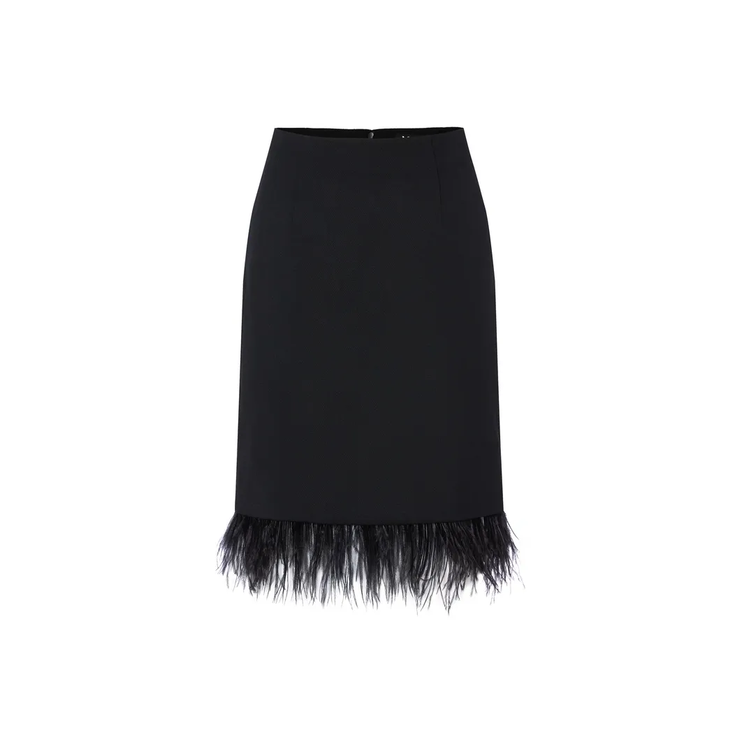 MO&CO Черные Женские Повседневные Длинные Юбки