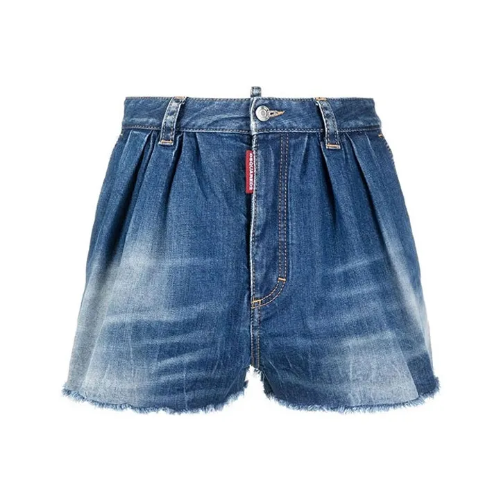 DSQUARED 2 Синие Женские Джинсовые Шорты