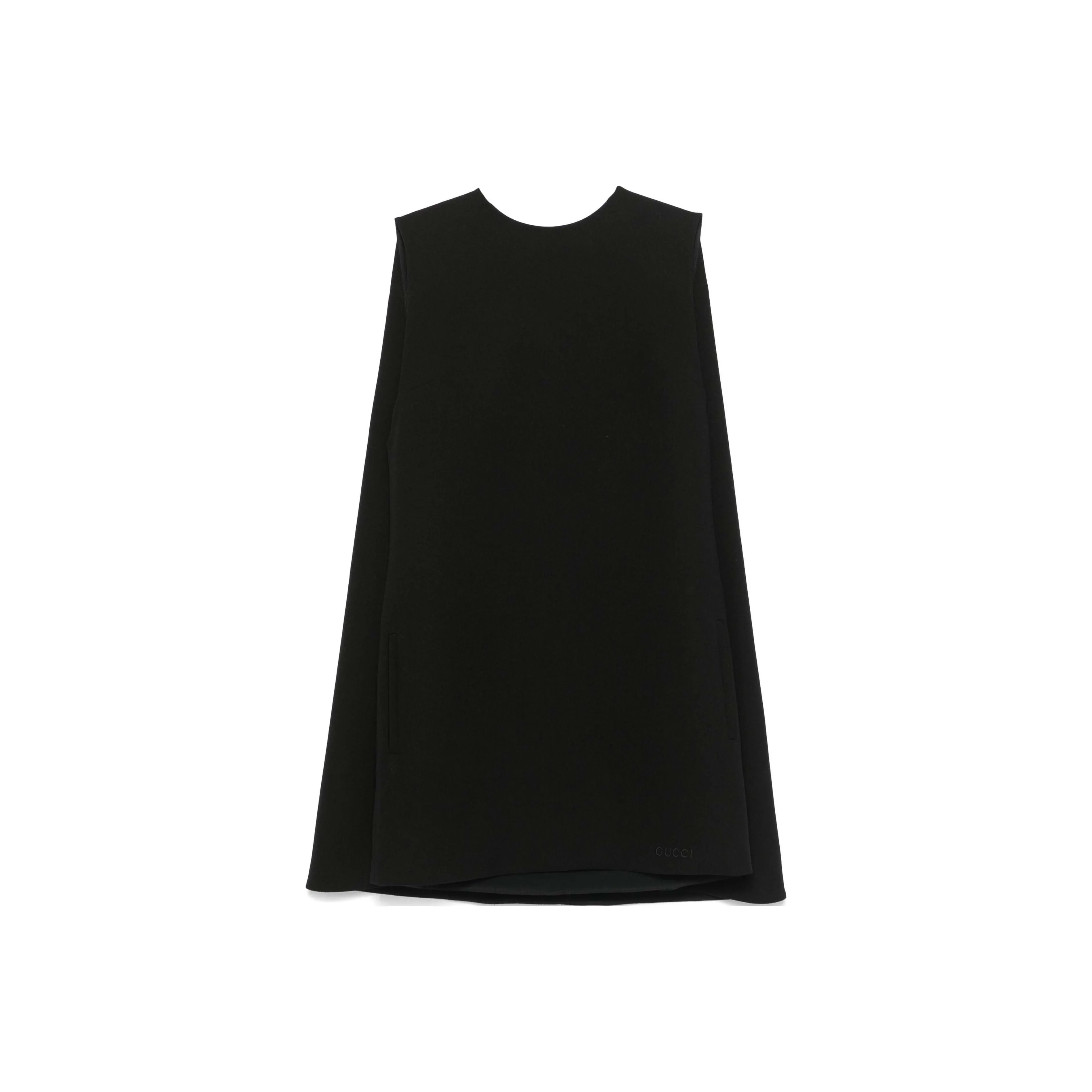 GUCCI Wool Crepe Mini Dress