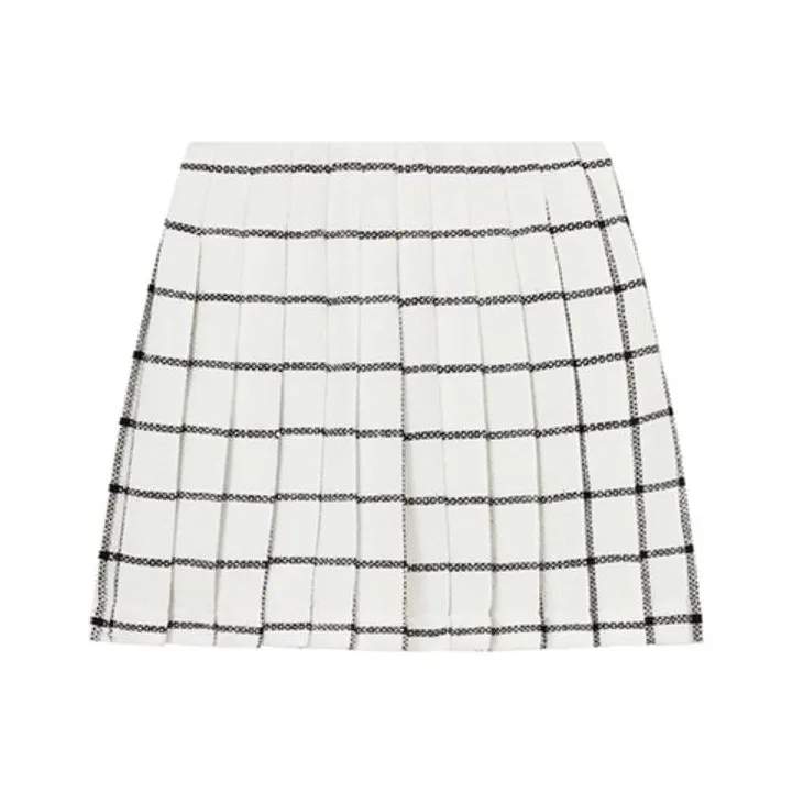Self portrait Check pattern Mini Skirt