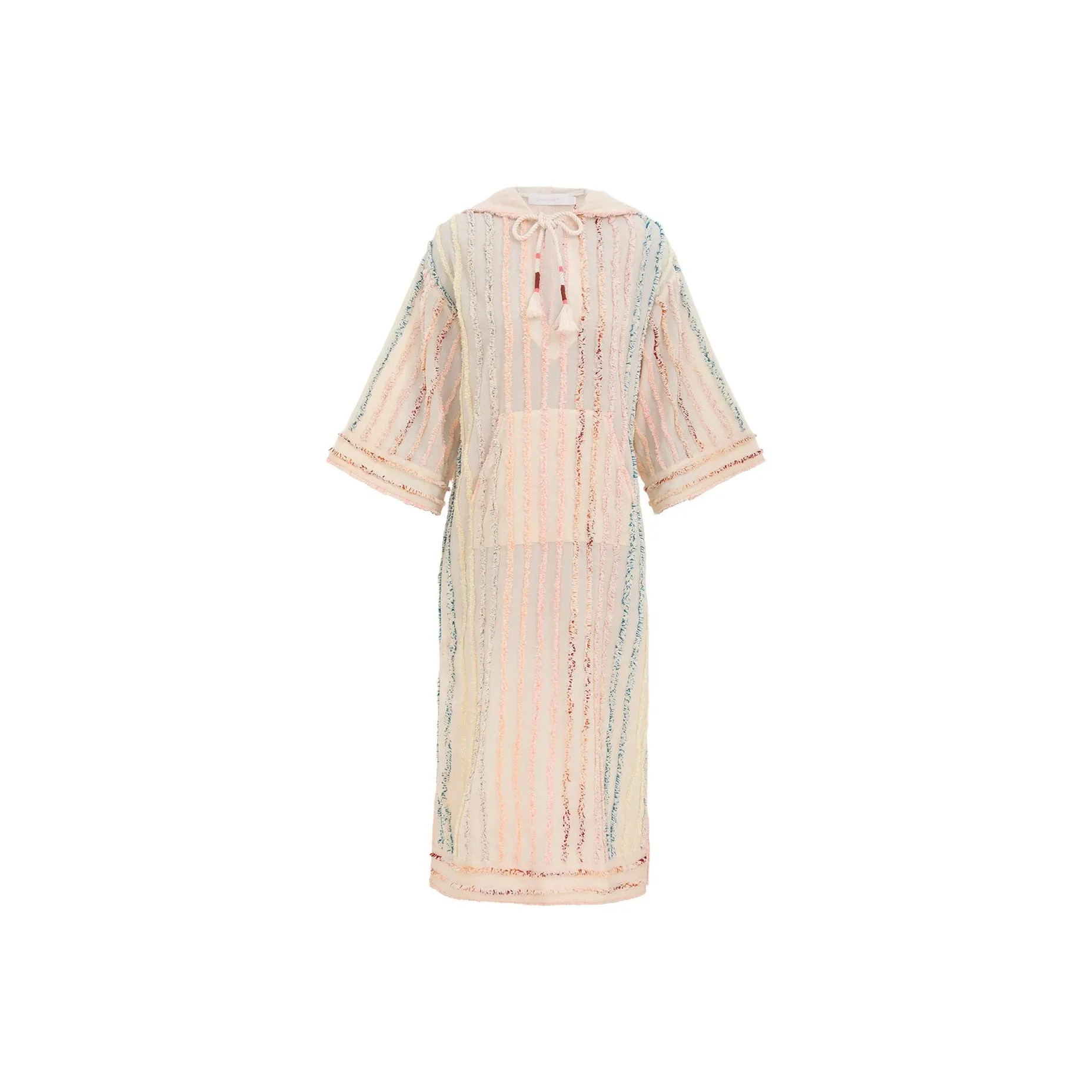 Zimmermann SS25 Long Sleeved Dress Women's Beige
