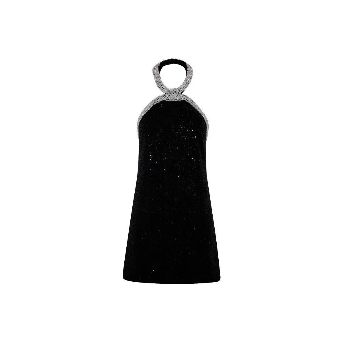 Self portrait Bouclé Pearl trim Mini Dress