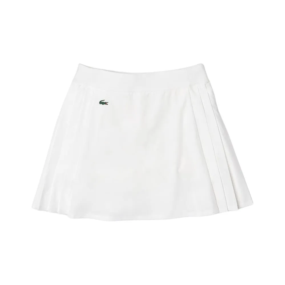 LACOSTE Casual Short Skirts Women's White