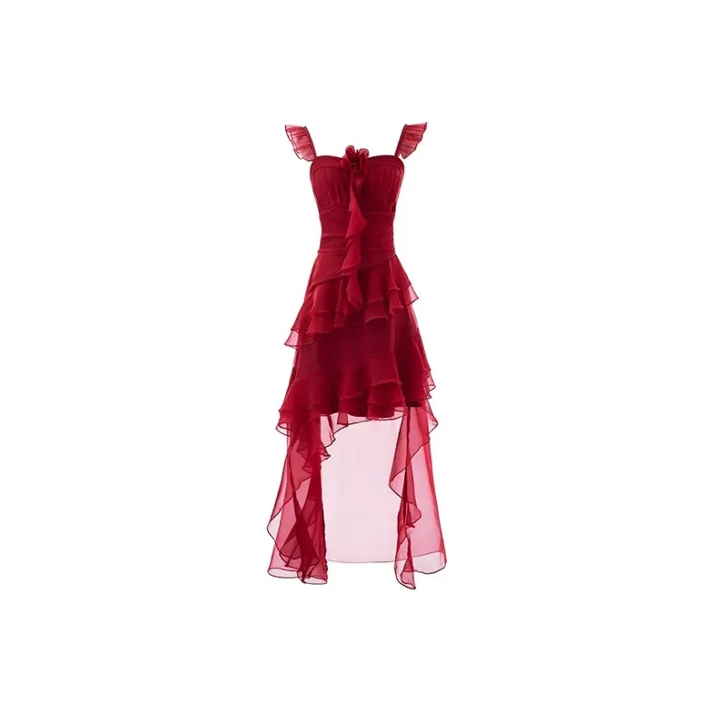 KYKW Slip Dresses Women's Red