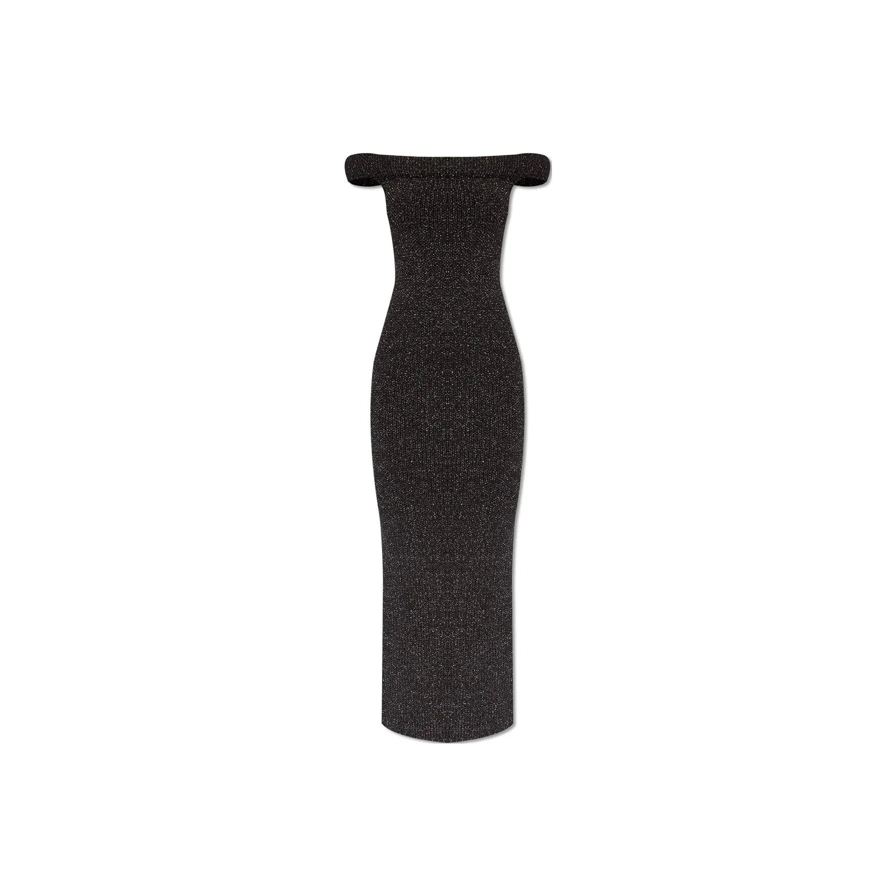 TOTEME Off-Shoulder Knit Maxi Dress