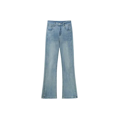 Small grains Blue Женские Джинсы