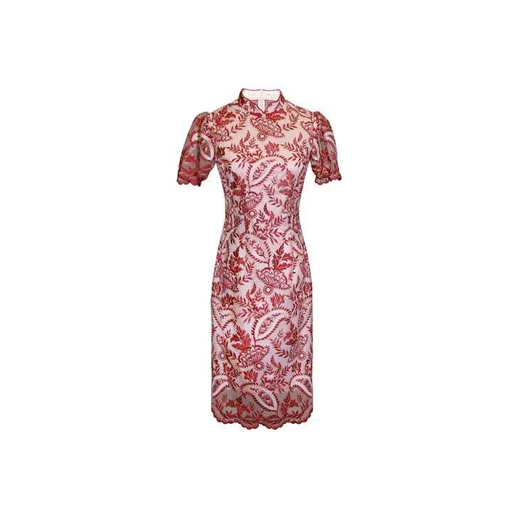 JINYE ORIENTAL Cheongsam Women's Red