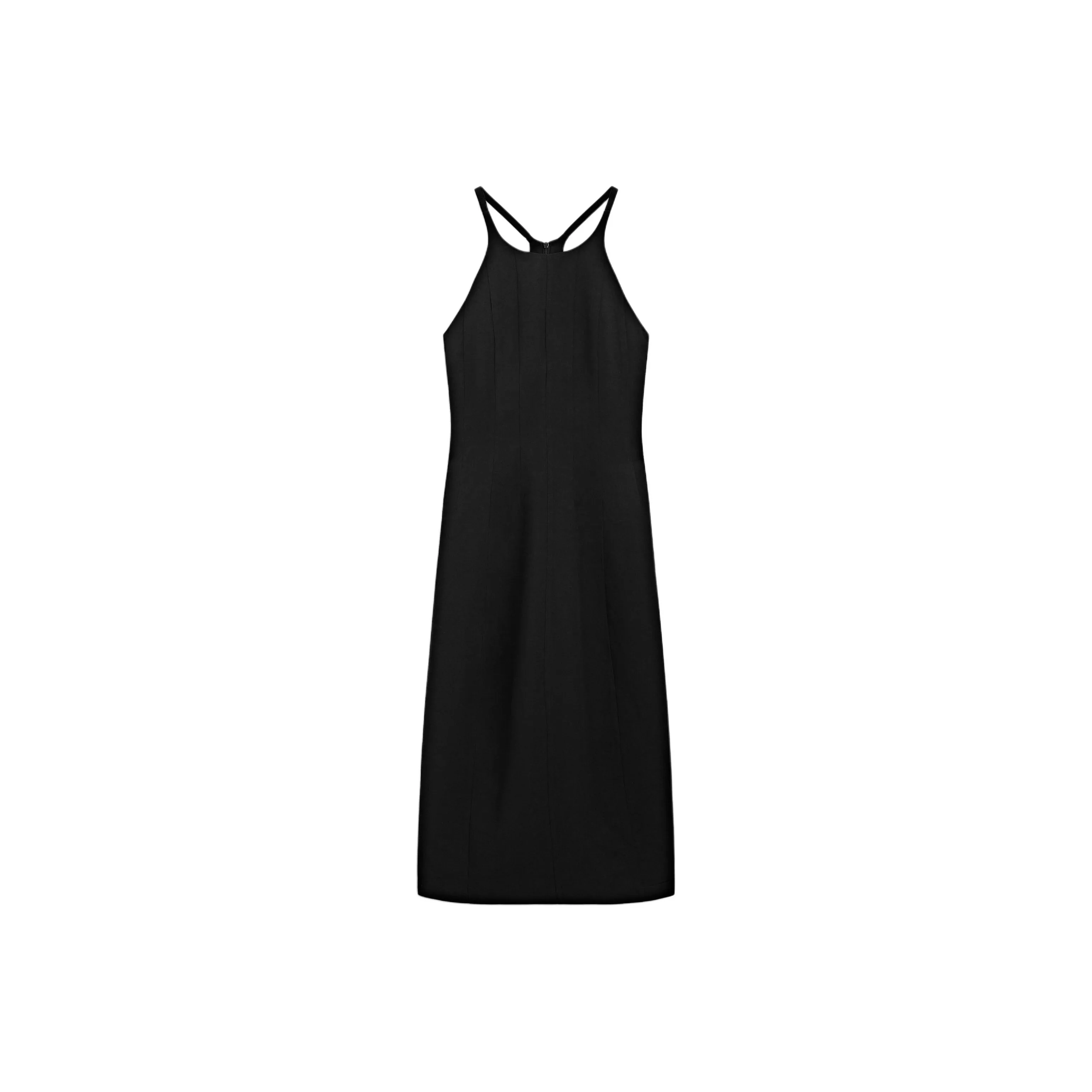 Massimo Dutti Slip Dresses Women's Black