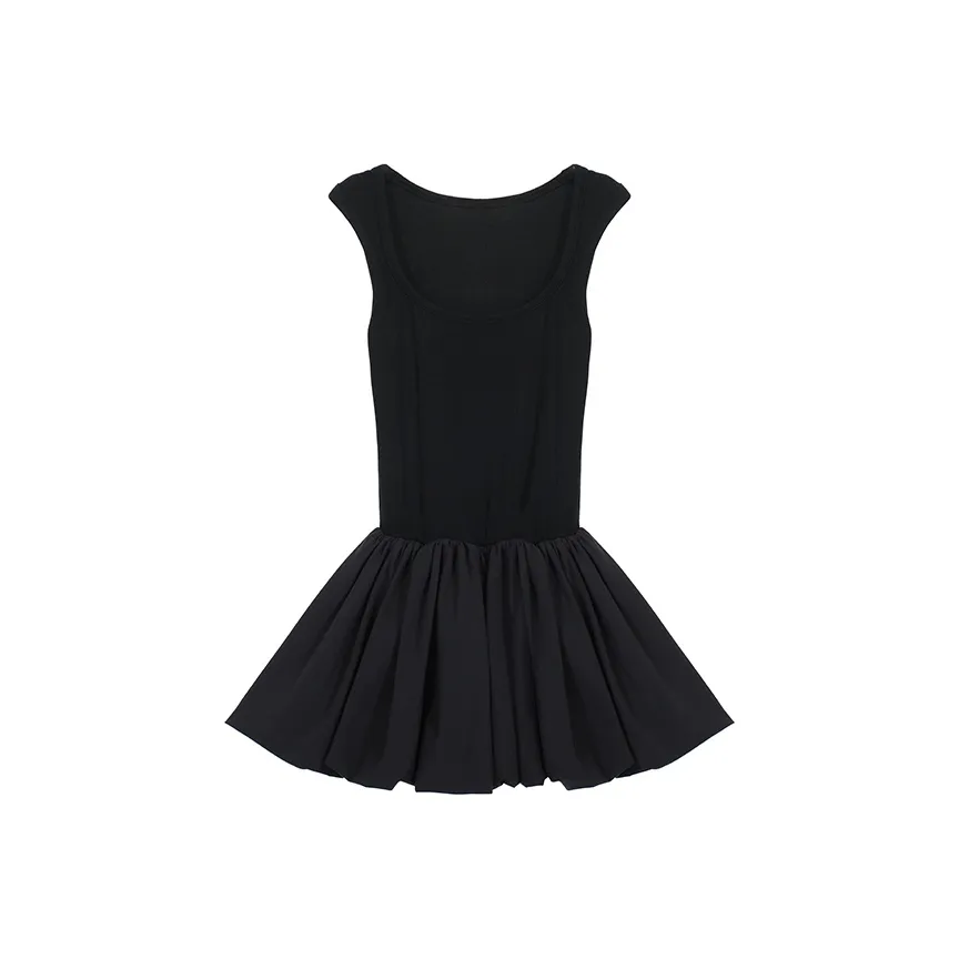 PLANE DRIFT Slip Dress Women's Black