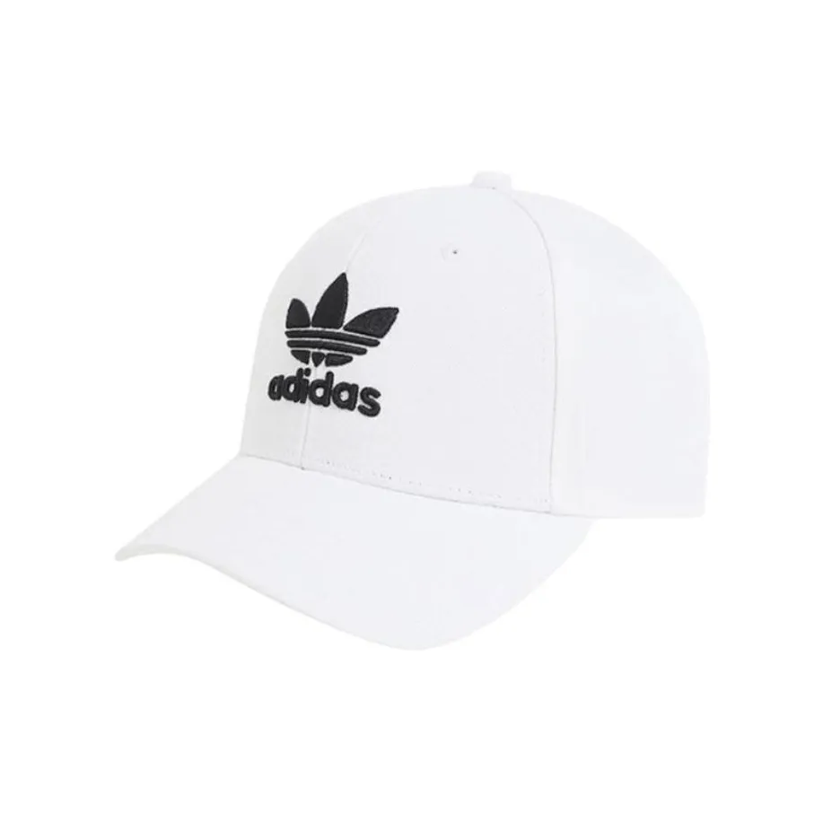 Adidas Originals Adicolor Cotton Baseball Caps Unisex White