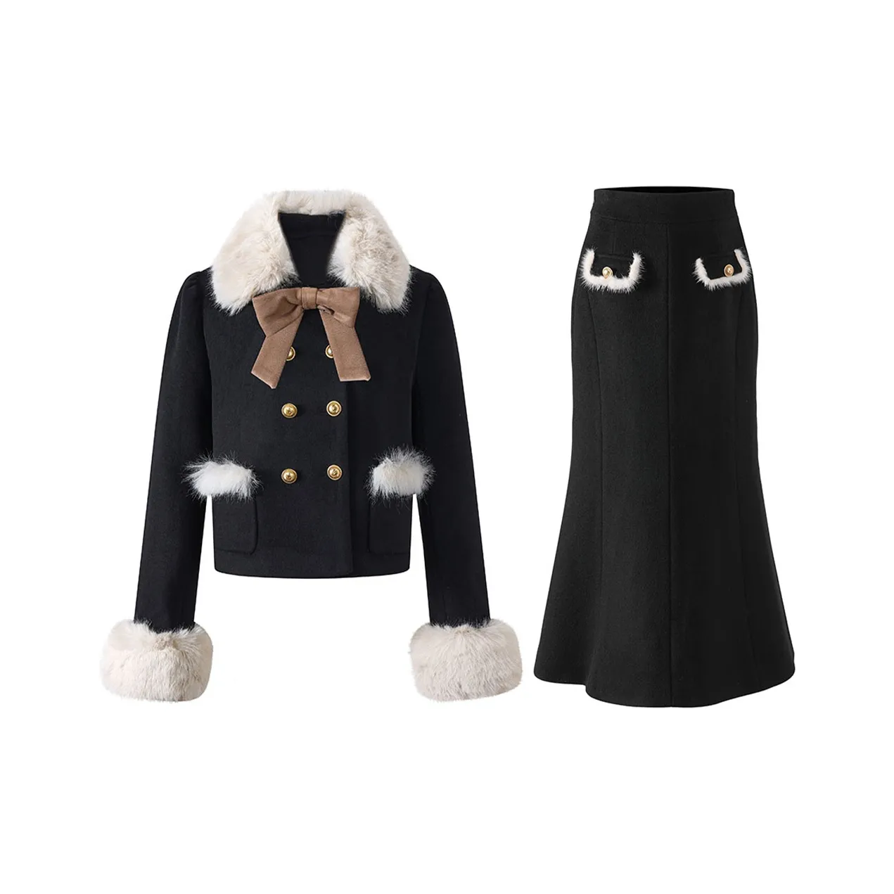 FLIM Одежда Наборы Платье+Юбка Женские Комплекты с юбкой