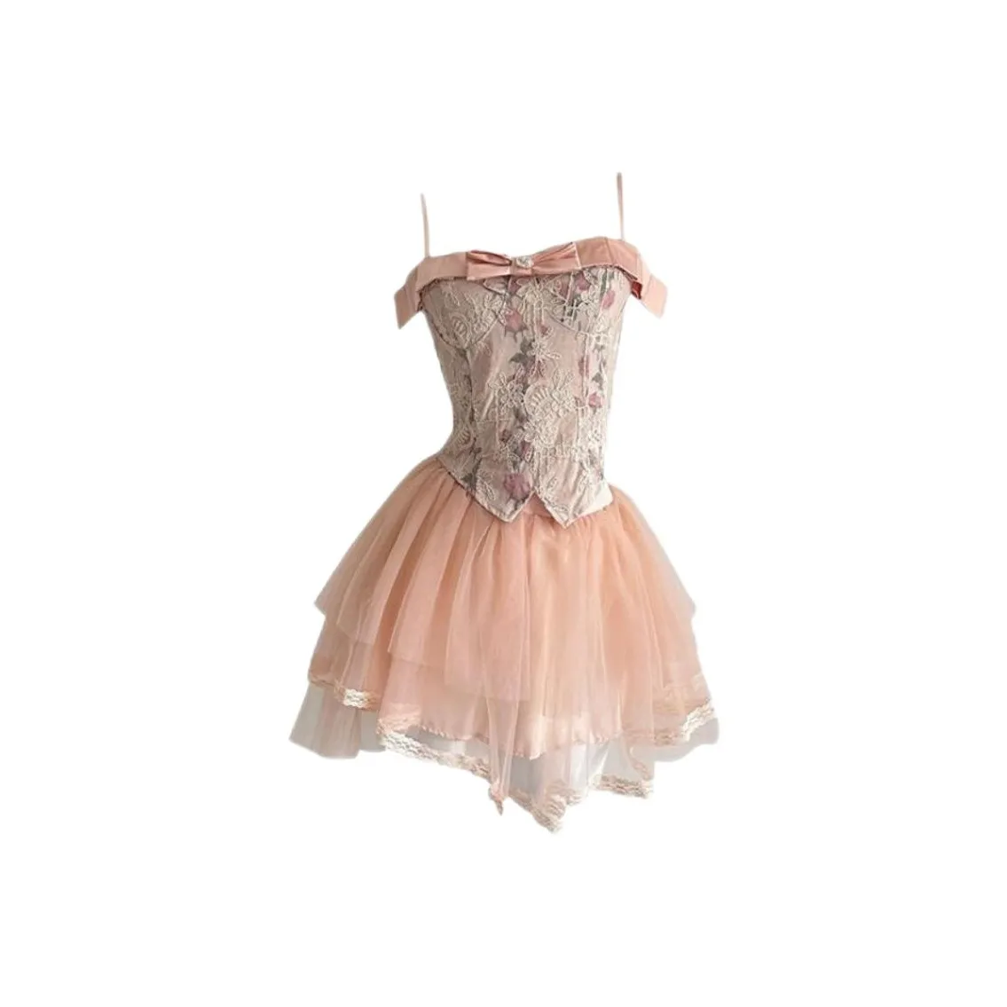 ABBY GODDESS Slip Платье Женское Розовое