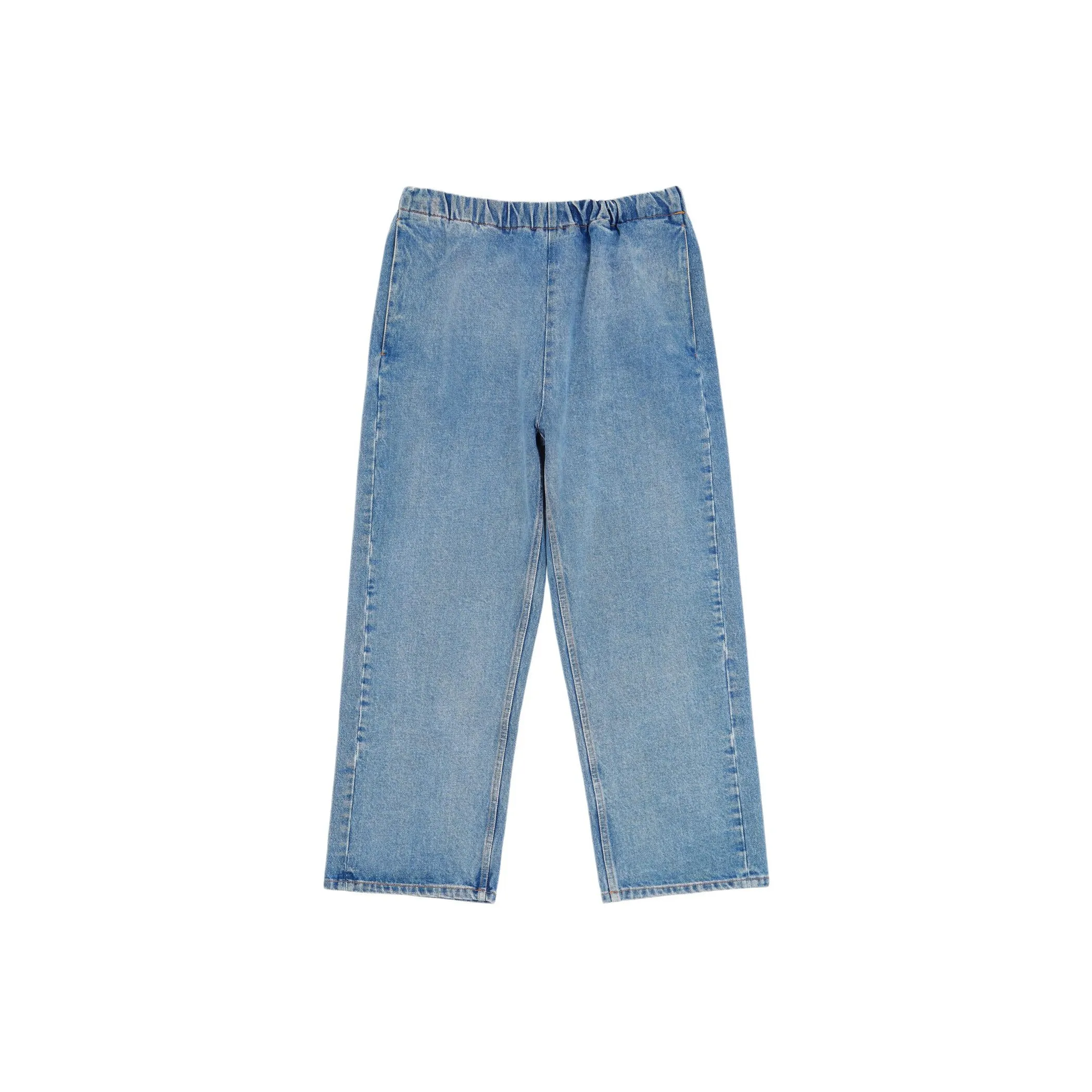 MM6 Maison Margiela Elasticated waist Cotton Cropped Jeans