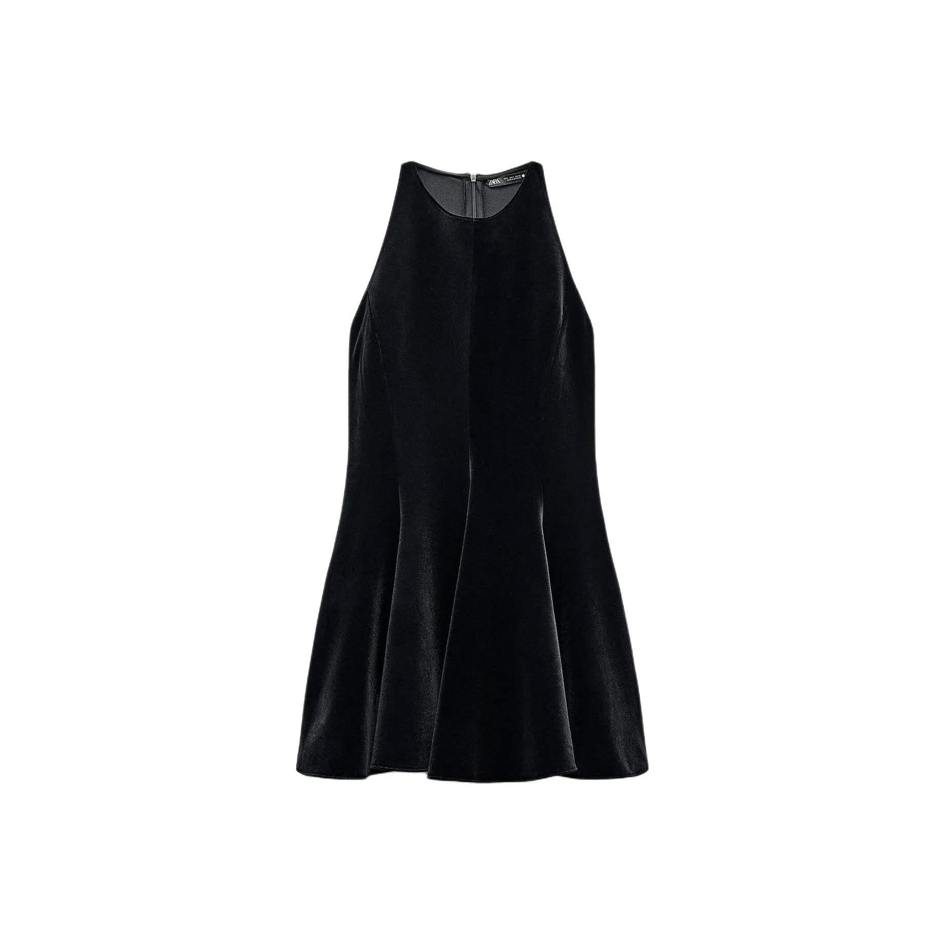 ZARA ZW Series Sleeveless Dress Women's Black