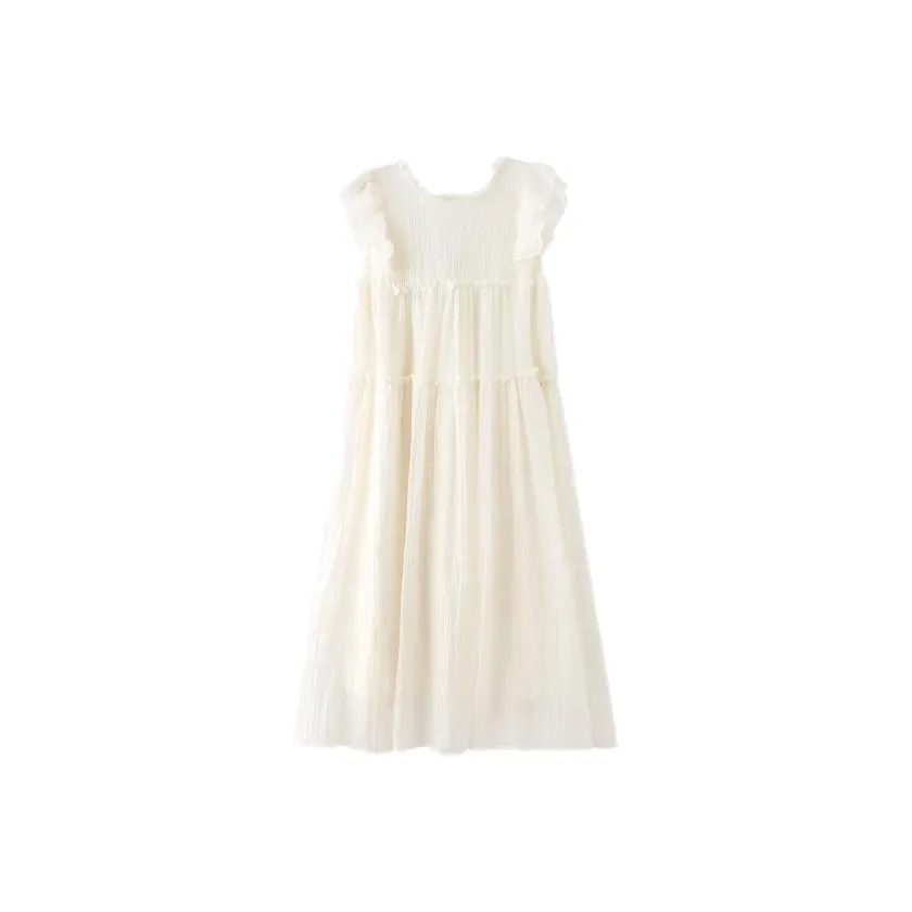ABBY GODDESS Sleeveless Dress Women's White