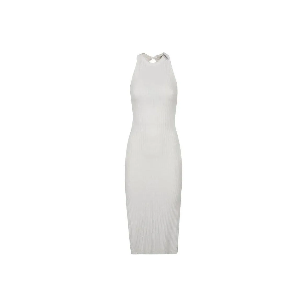 HINNOMINATE Keyhole Ribbed Midi Dress