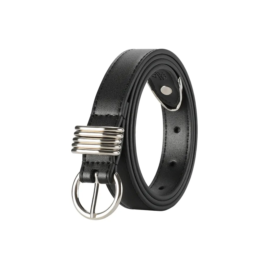 15 MINS Ремни из ПУ (полиуретана) с кожей женские ширина 2,4 см