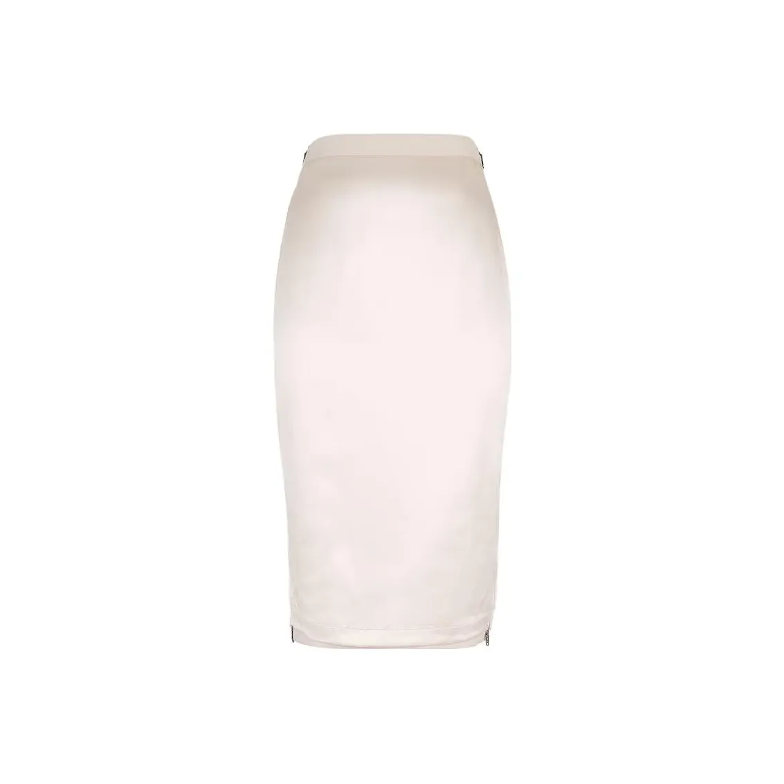 FENDI Logo Patch Midi Pencil Skirt