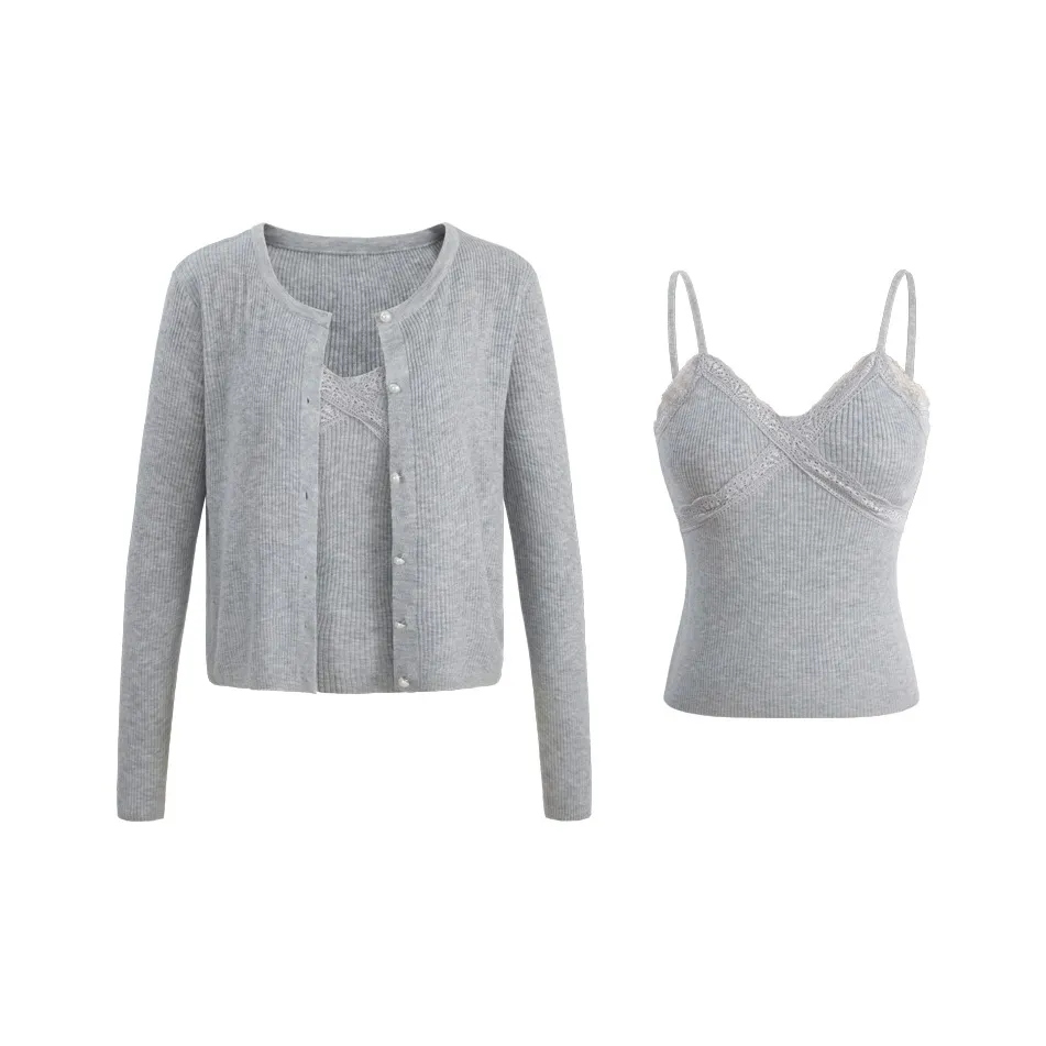 UNIFREE Повседневный костюм женский серый