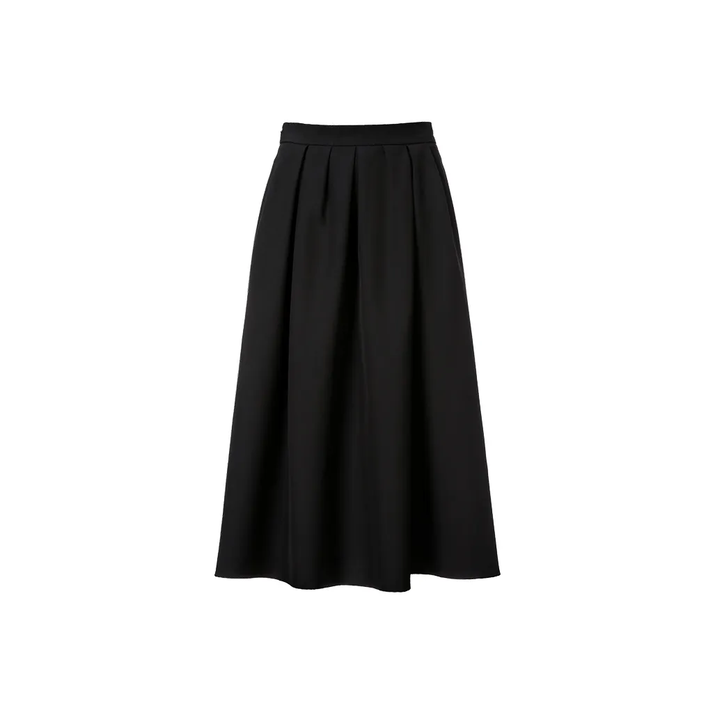 MeetMetro Черная Женская Повседневная Длинная Юбка