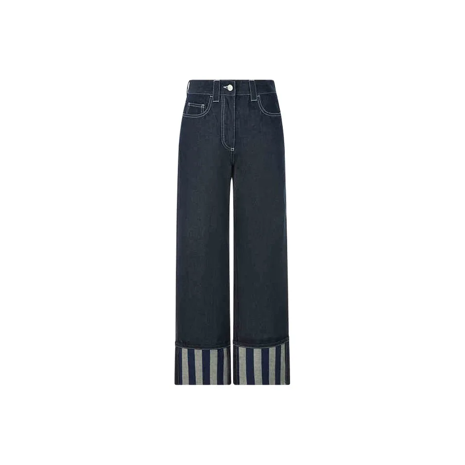 SUNNEI Темно-синие Женские Джинсы