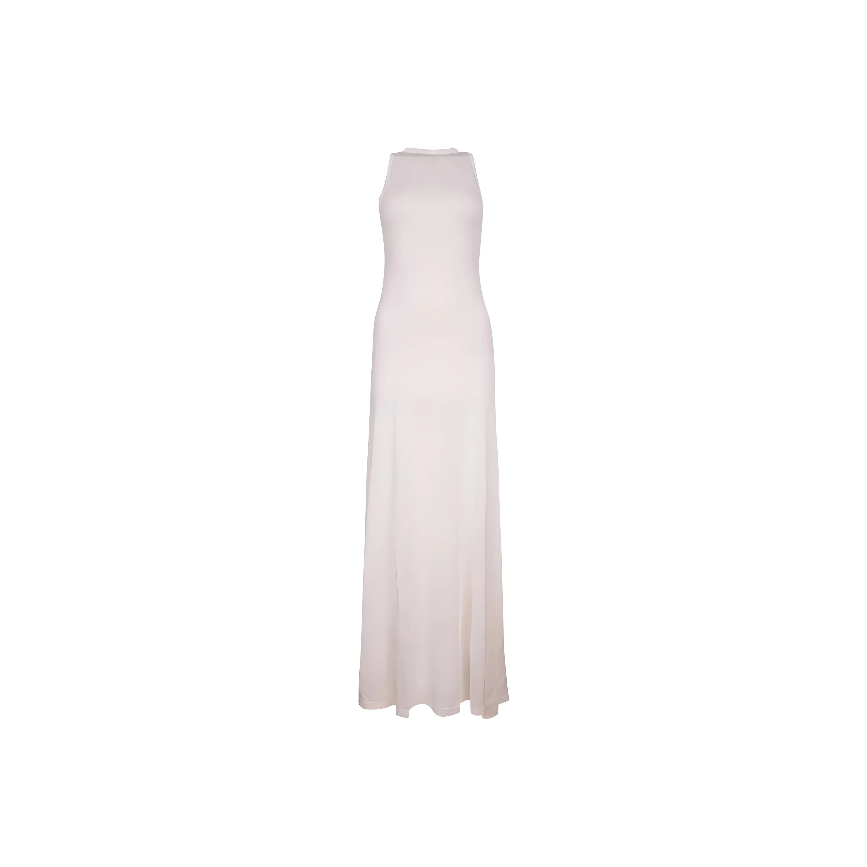 Jacquemus La Robe Maille Sculta Semi Sheer Maxi Dress