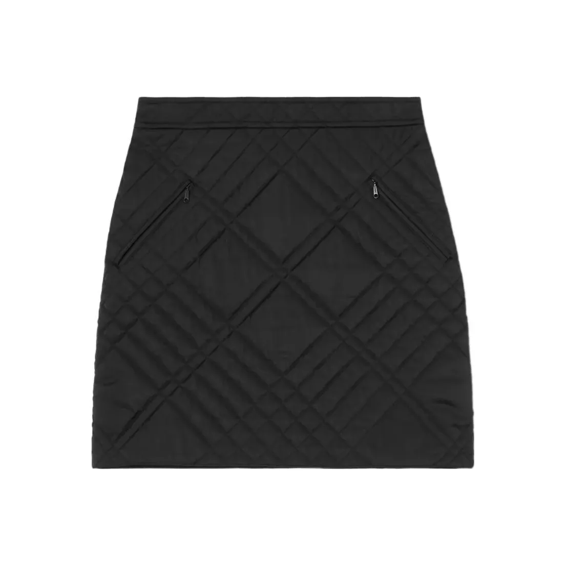 Burberry FW22 Cropped Skirt Women's Black Брэнди Бурбери FW22 Укороченная Юбка Женская Черная