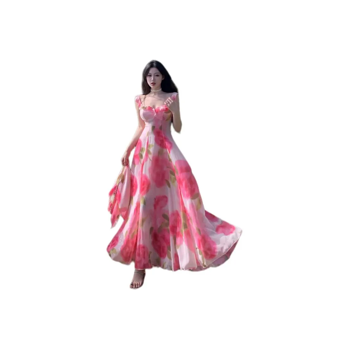 MORii flower Sea Женские Слиплатья