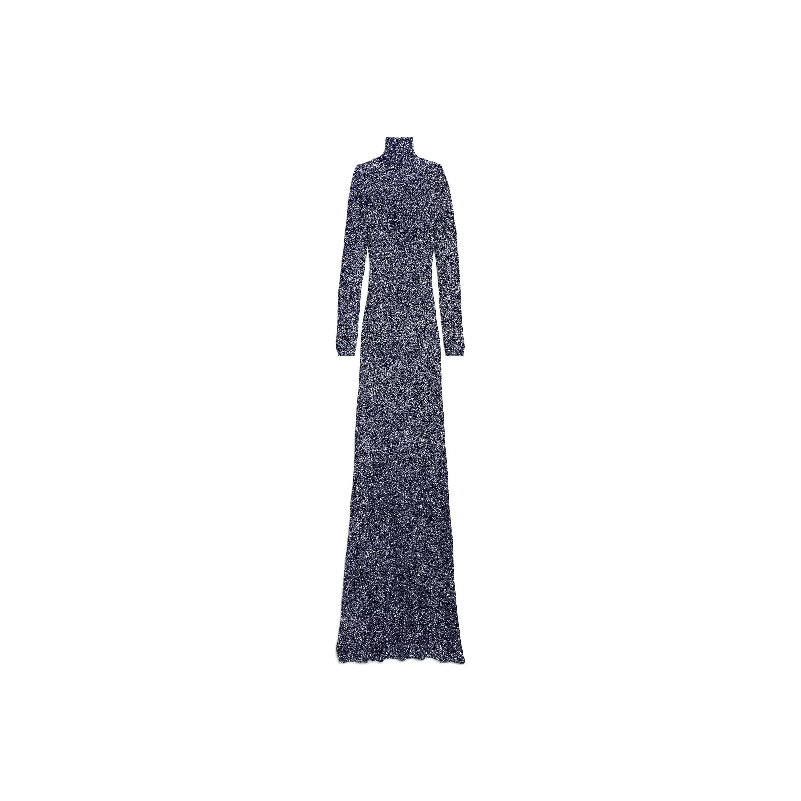 Balenciaga Sequin Knit Maxi Dress