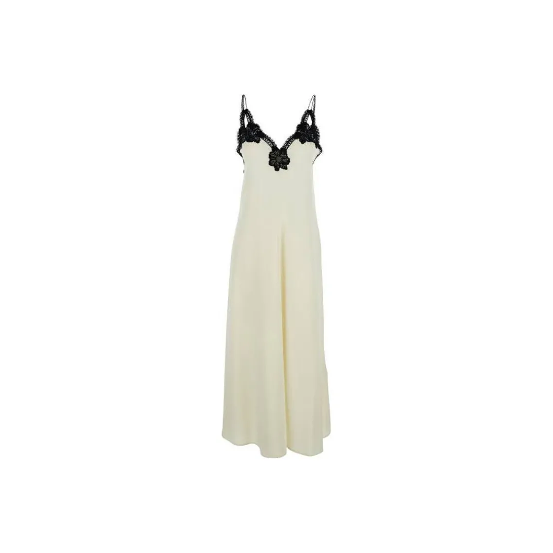 JIL SANDER Lace Flower Detailed Midi Dress