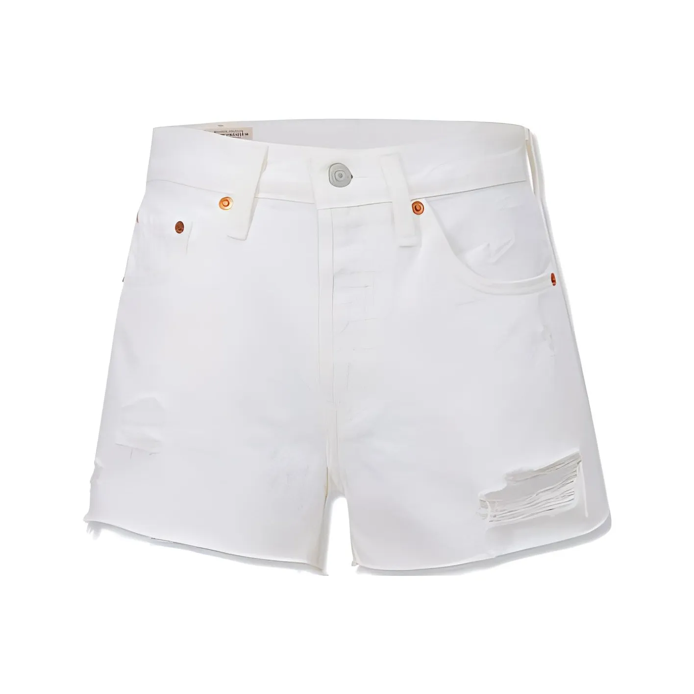 Levi's Джинсовые шорты Женские Белые